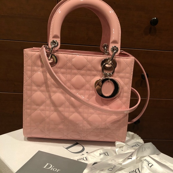 lady dior medium pink